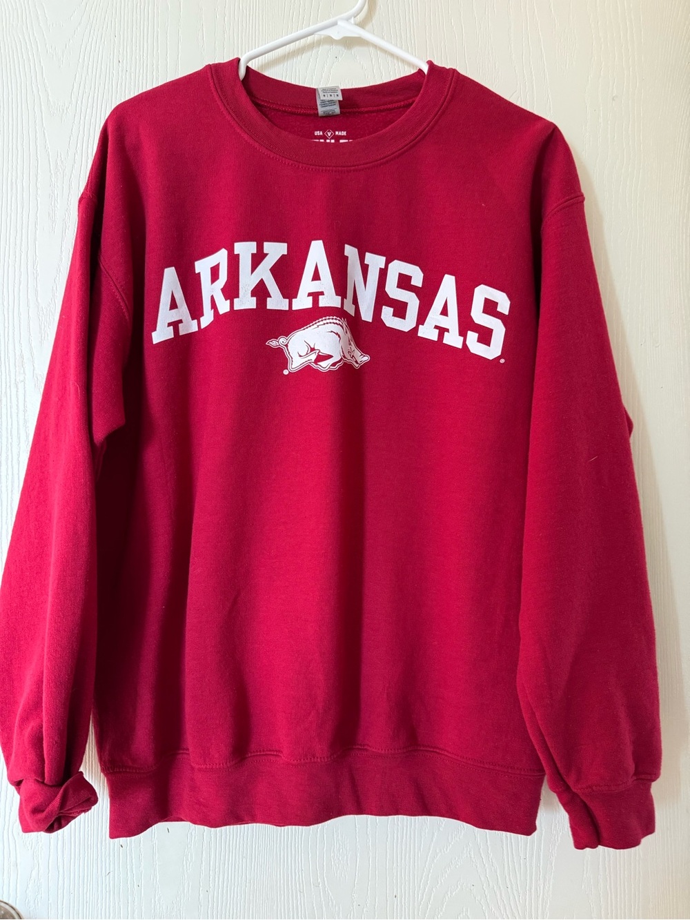 Arkansas Crewneck Sweatshirt - Red